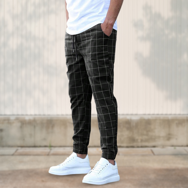 Aurel | Herren Jogginghose | Karo Muster