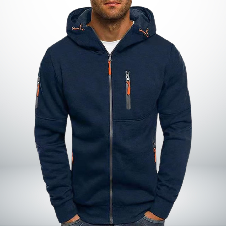 Ludolf | Herren Hoodie mit Reißverschluss | Bequem