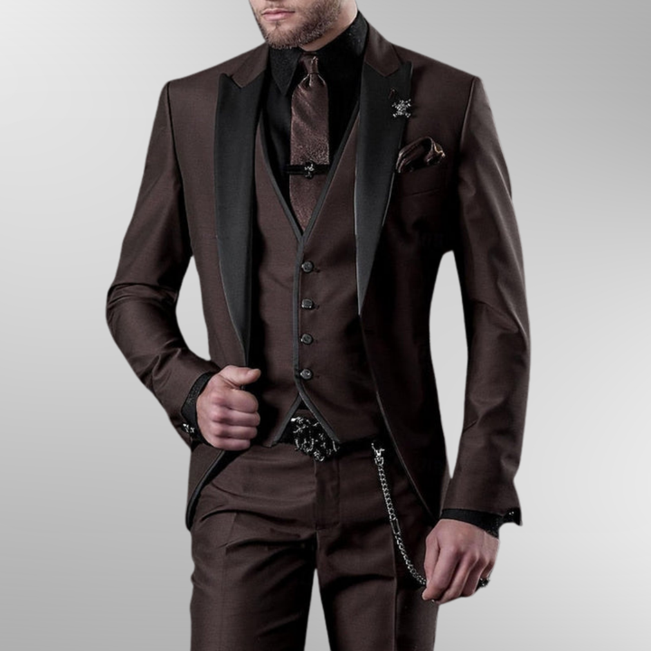 Yasin | Herren Dreiteiliger Anzug | Slim Fit