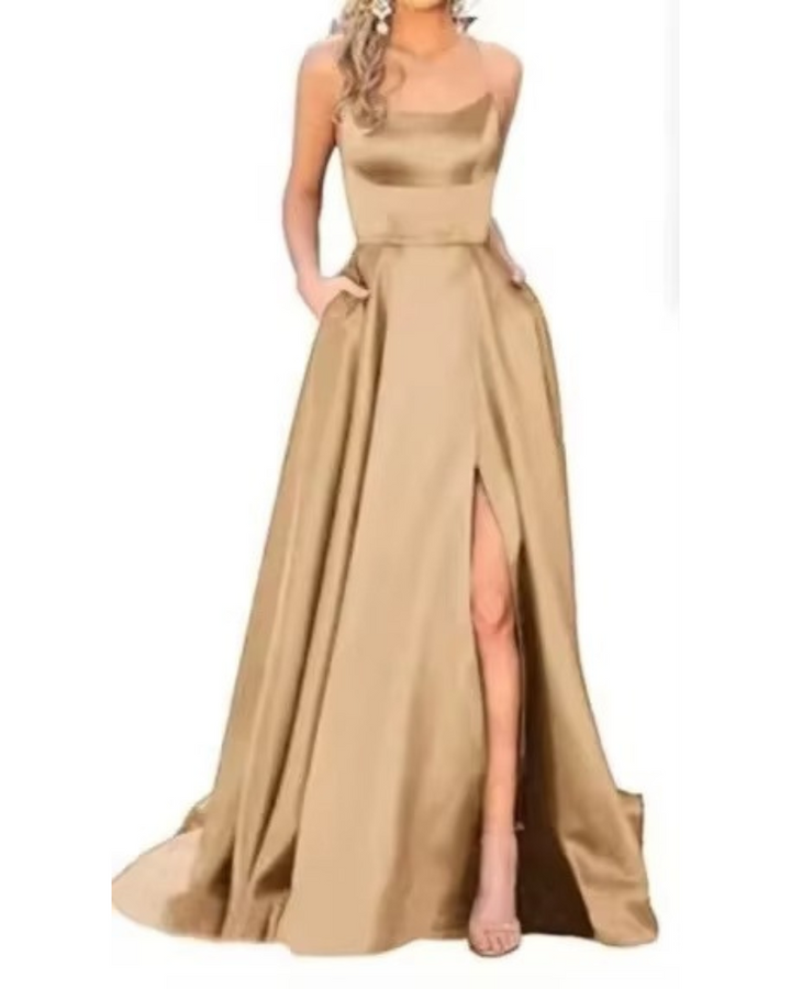 Zélie | Fließendes Maxikleid Für Damen | Elegant
