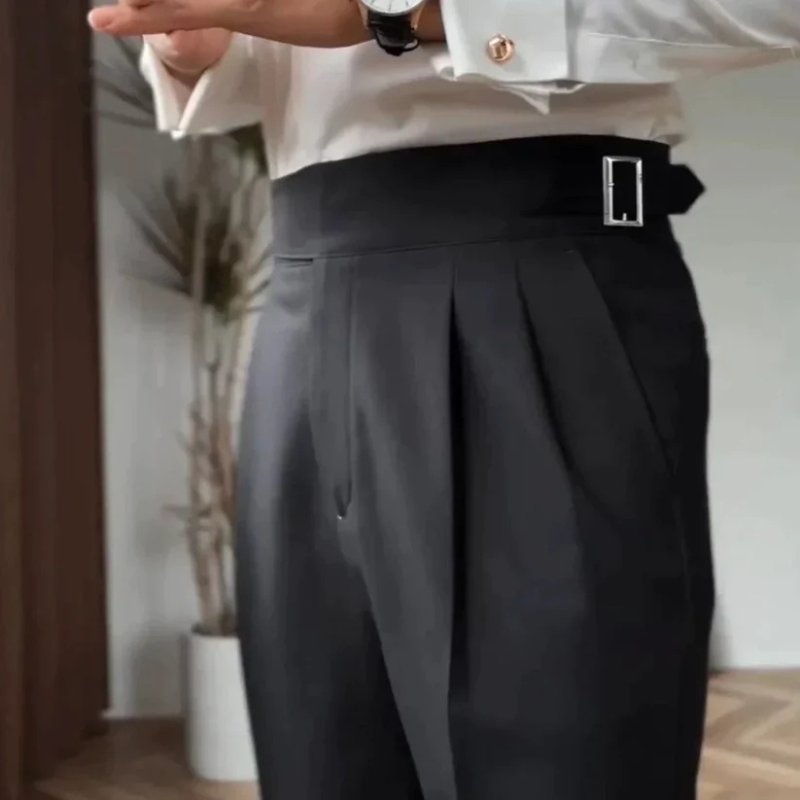 Matthieu | Hohe Taille Hose Für Herren | Maßgeschneidert