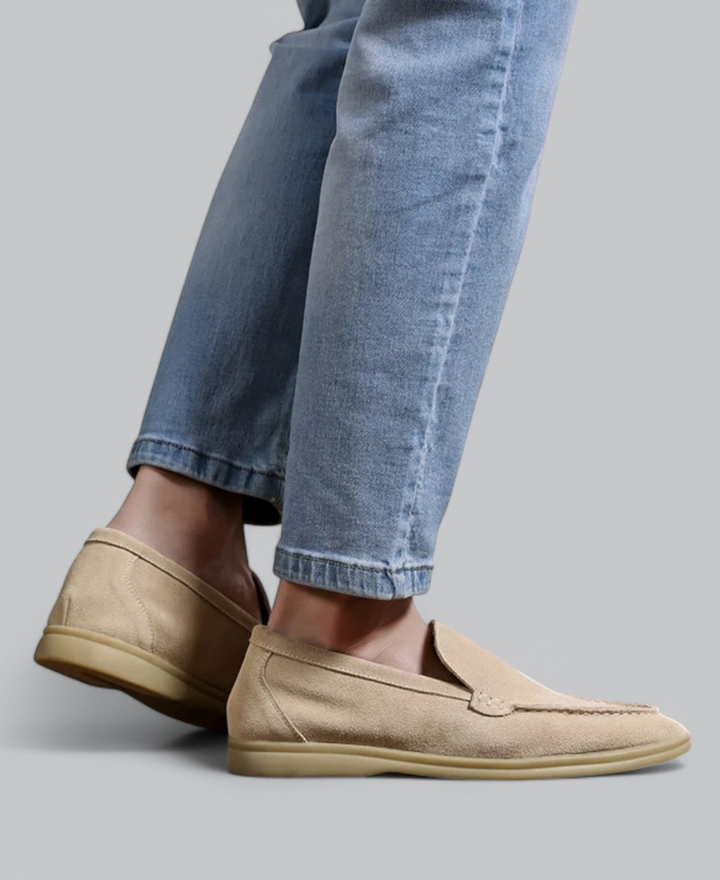Nathan | Wildleder Loafer für Herren | Faulenzer