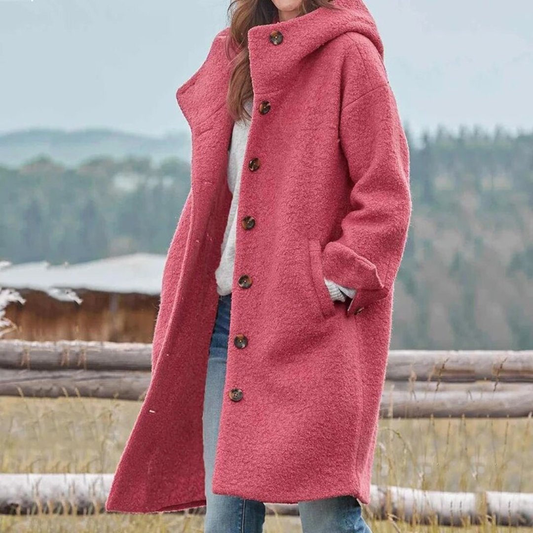 Shahkarim | Damen Lange Winter Mantel | Warme