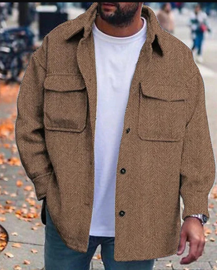 Perkin | Buttoned Shirt Jacket Für Herren | Funktional