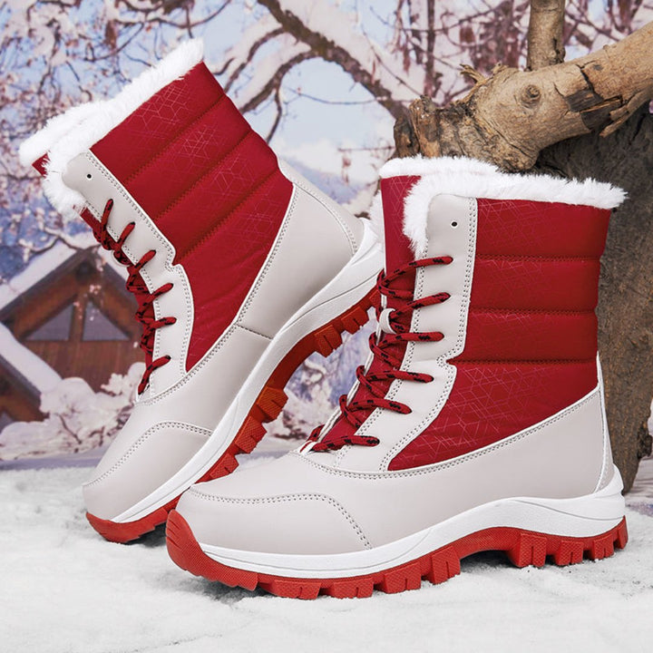 Sunaima | Damen Warme Winter Stiefel | Bequeme